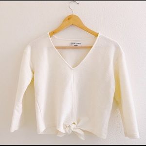 Madewell Texture & Thread tie top Small